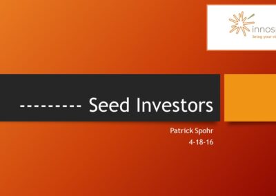 Seed Investor Prospectus