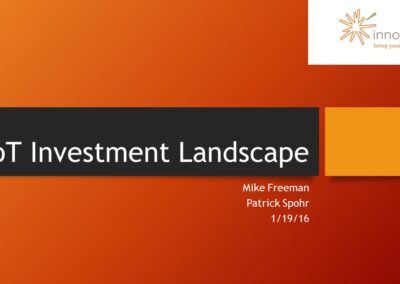 IoT Investment Landscape